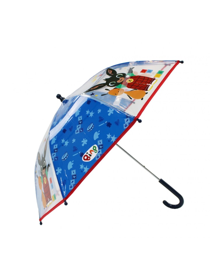 COFI 1453 Bing Stockregenschirm 73 cm Durchmesser, Ideal für Kinder in Blau günstig kaufen onesize