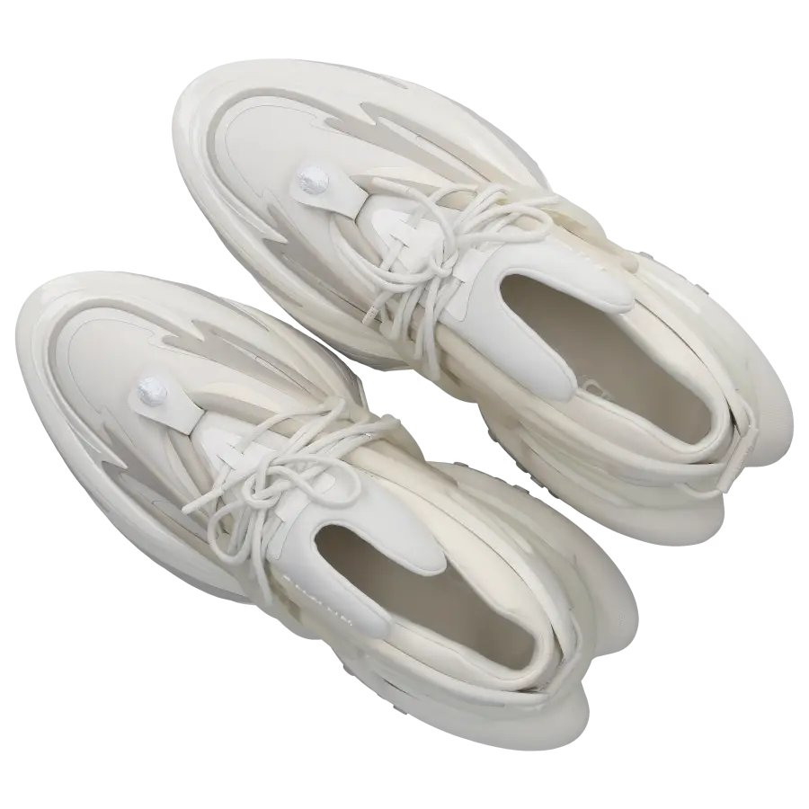 Balmain - Sneaker low UNICORN Kalbsleder - weiß