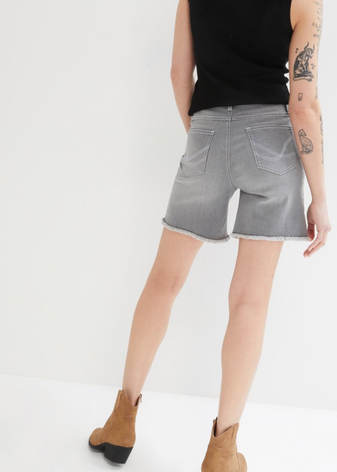 Stretch-Jeans-Shorts