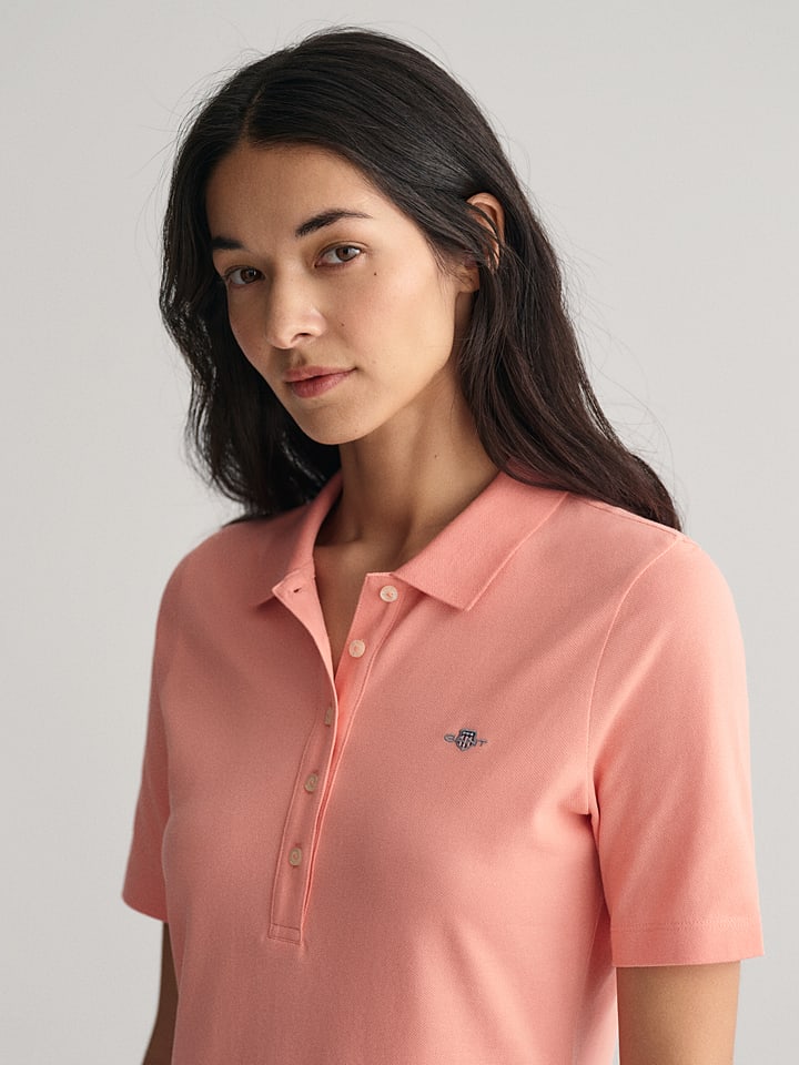 Gant Polokleid in Rosa günstig kaufen