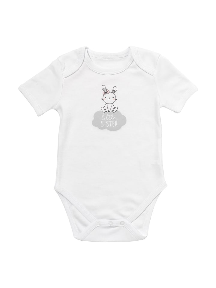 Schlummersack Bio Baby-Body Slogan kurzarm in Grau günstig kaufen