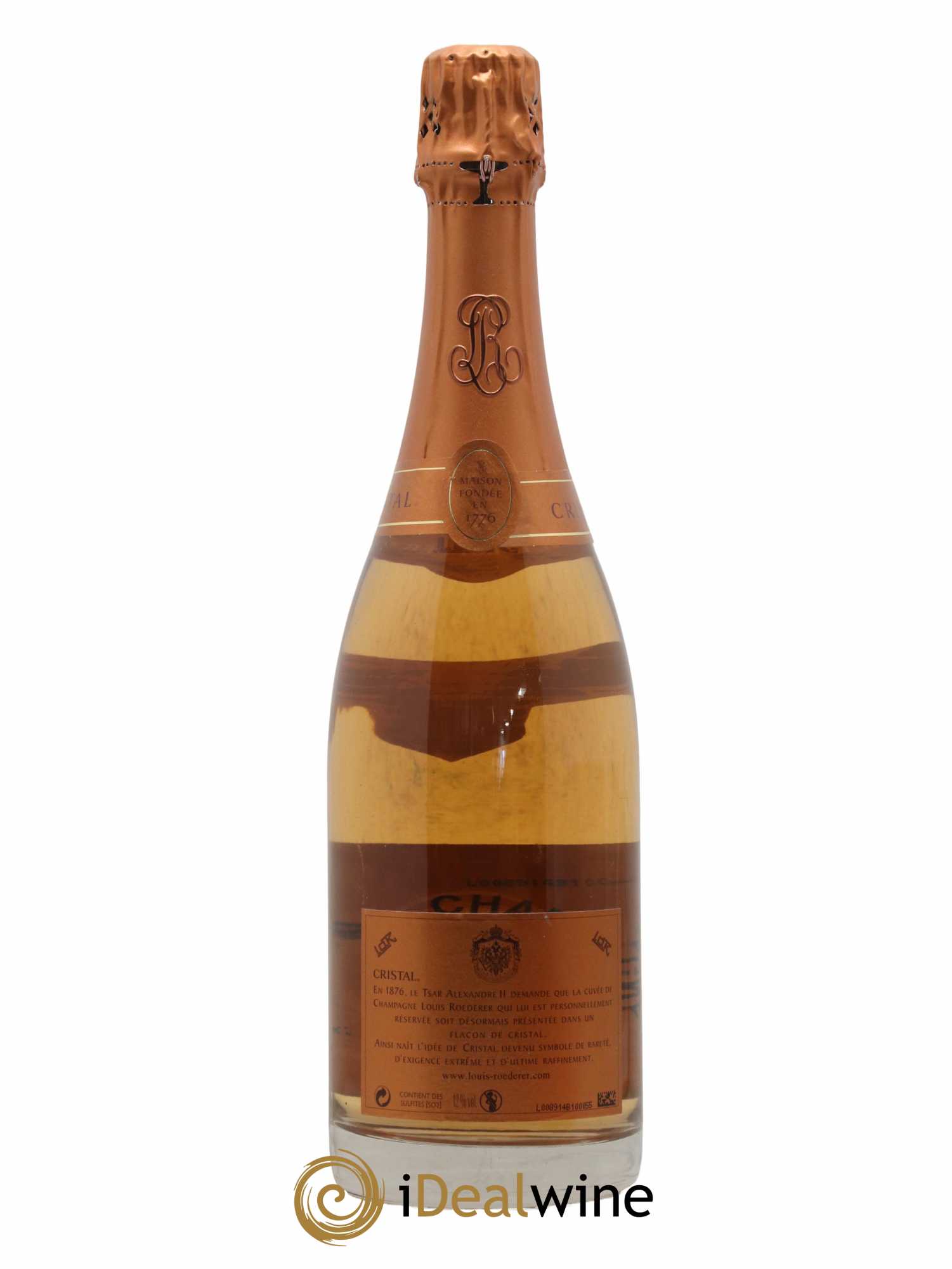 Cristal Louis Roederer  2004 - Lot de 1 Bouteille