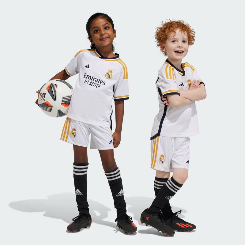 adidas Real Madrid 23/24 Mini-Heimausrüstung Trikot Kinder