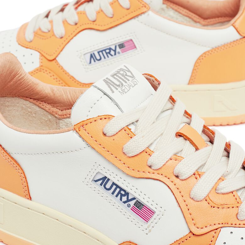 Autry Wmns Medalist Low leat/leat wht/bufforng