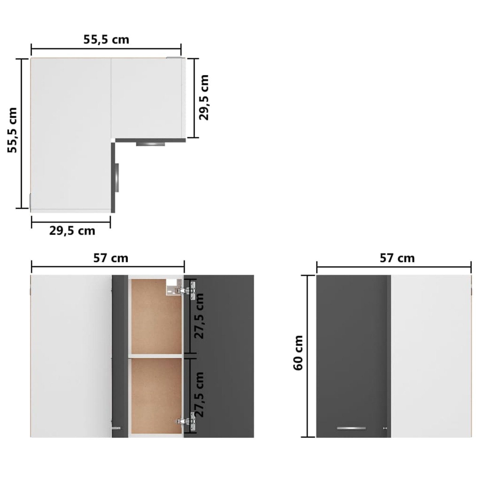 vidaXL Mehrzweckschrank