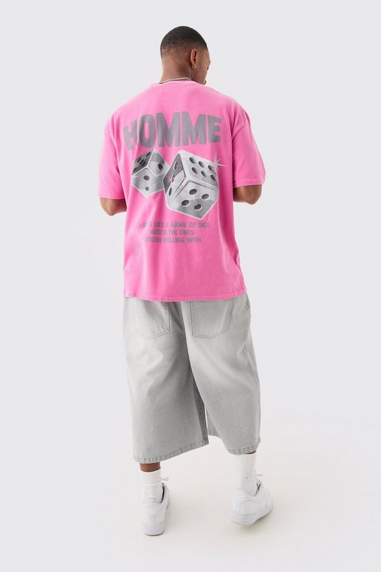 Oversize T-Shirt mit Print