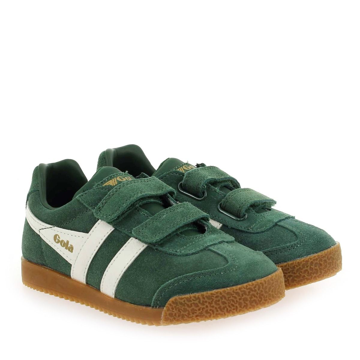 Gola  HARRIER VELCRO CKA192 - vert blanc