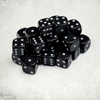 Battle Dice 25x Black 12mm