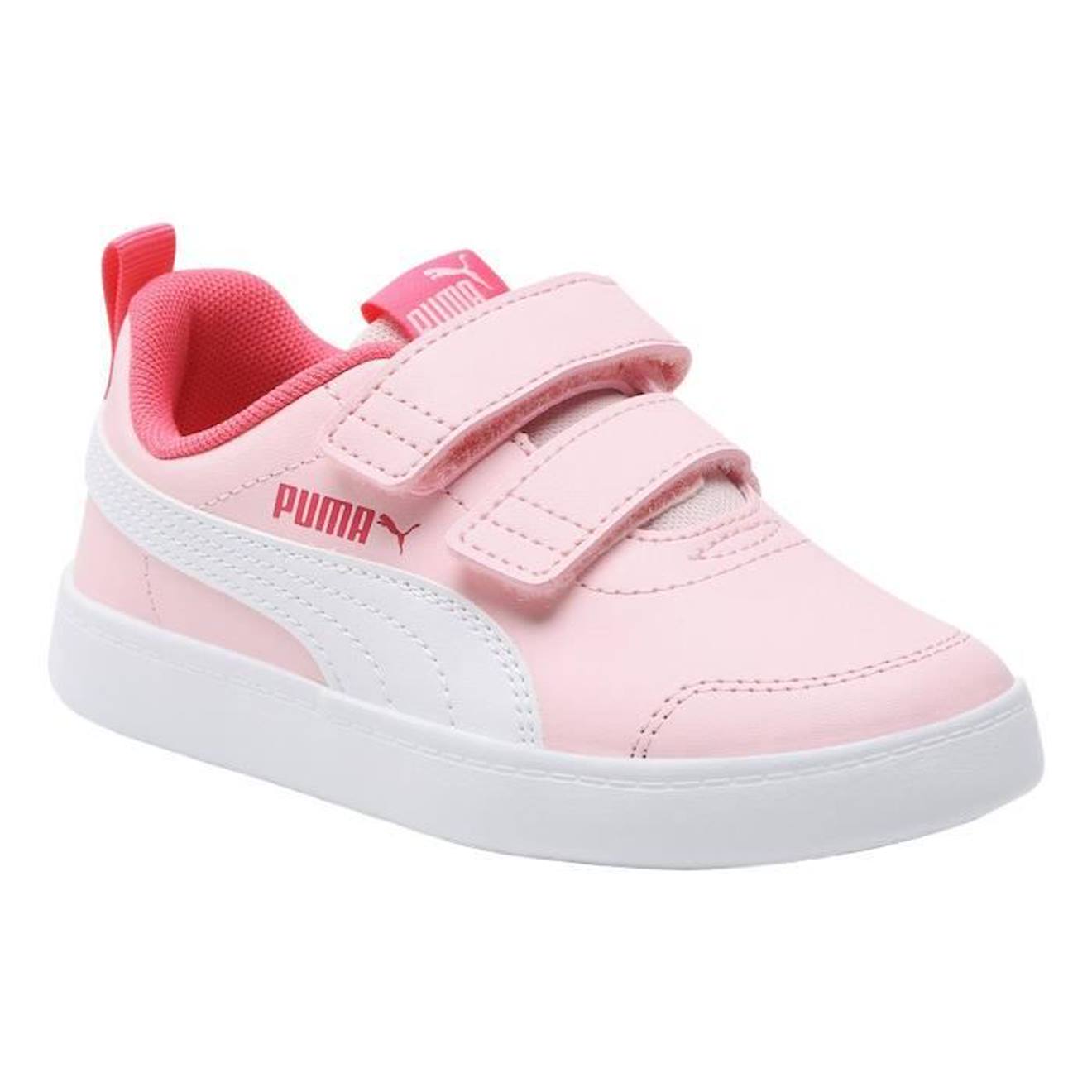 Basket Enfant Puma Courtlex v2 rose