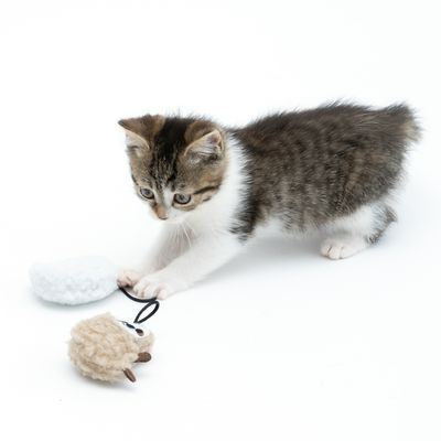 TIAKI Katzenspielzeug-Set Faultiere mit Katzenminze