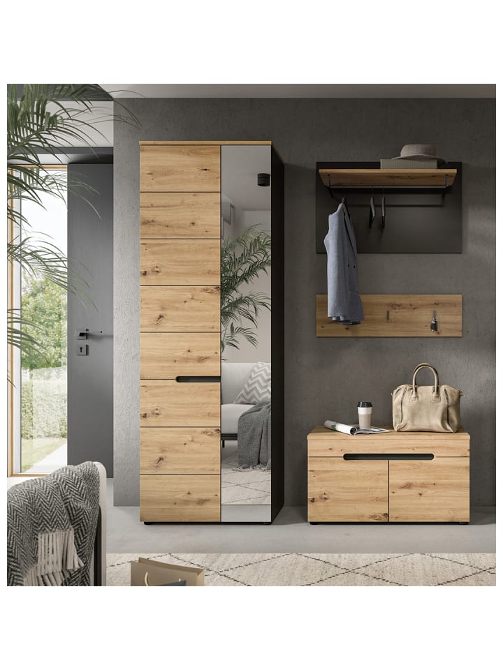 ebuy24 Garderobenmöbel Canu Eiche 160 x 37 cm günstig kaufen onesize
