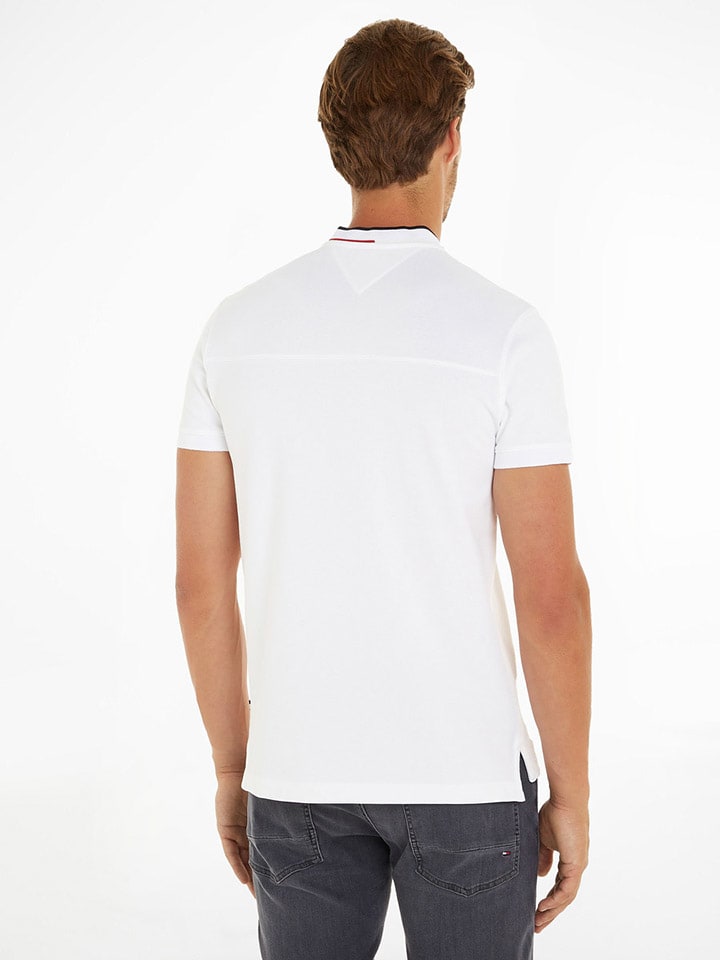 Tommy Hilfiger Poloshirt in Weiß günstig kaufen