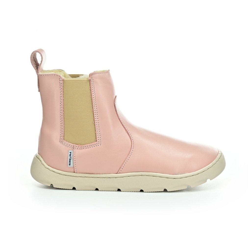 Pegres SBF58W rosa Chelsea Winterbarfußschuhe