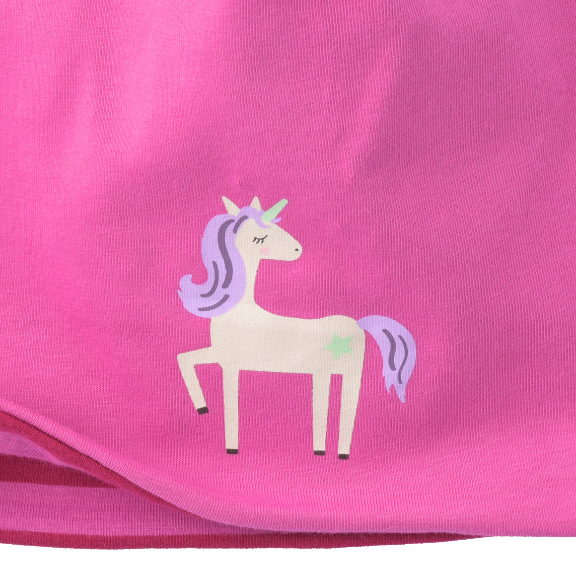 Mädchen Beanie mit Einhorn