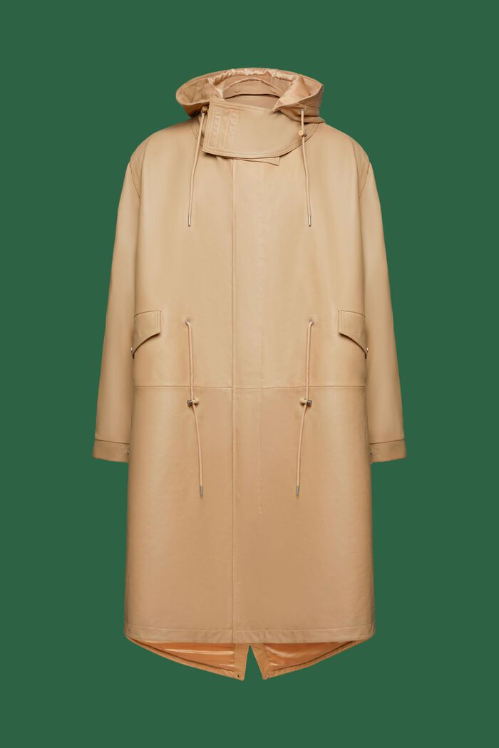 Multifunktionaler Parka aus Leder