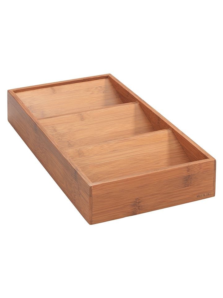 Wenko Schubladen-Organizer in Hellbraun - (B)38 x (H)6 x (T)20 cm günstig kaufen onesize