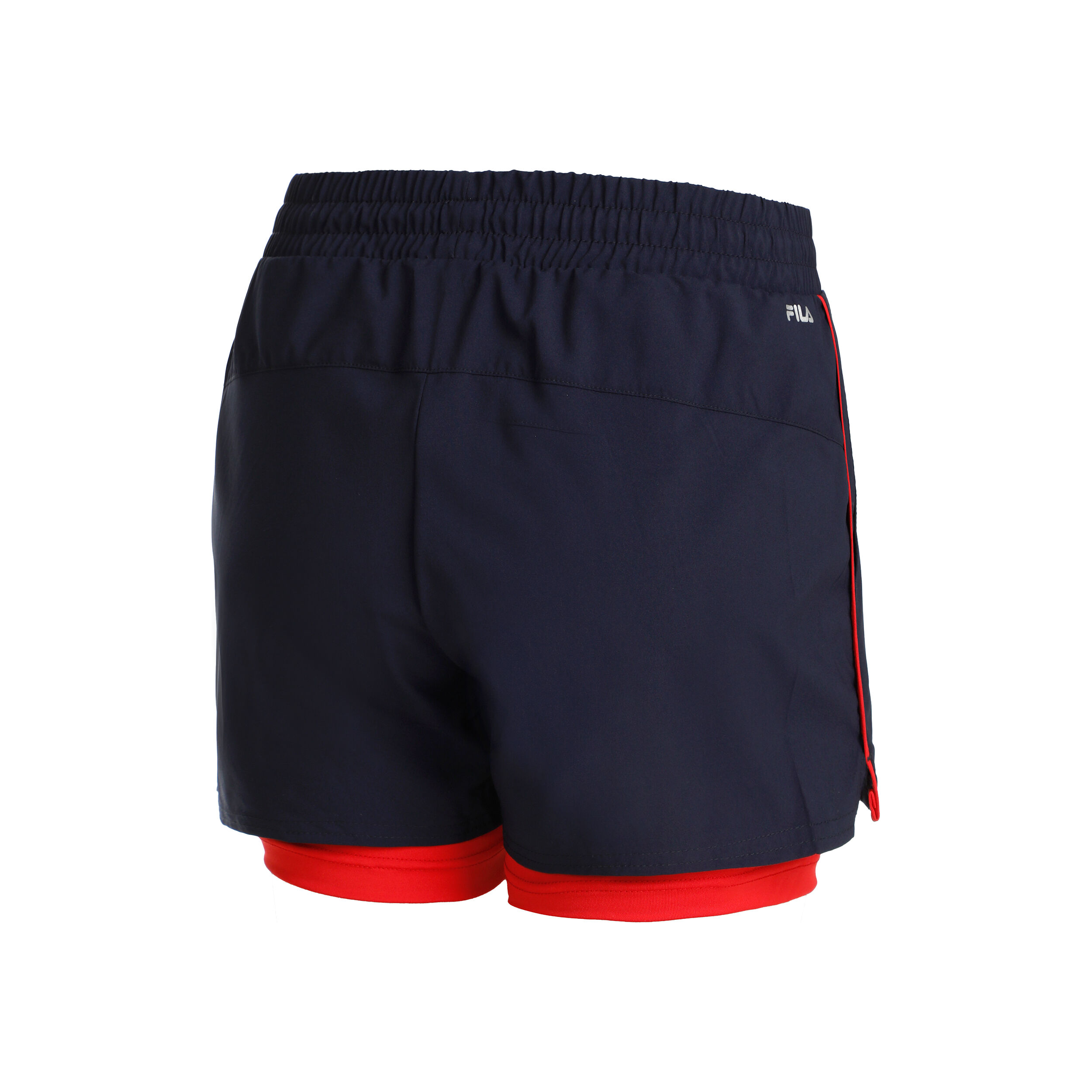 Evie Shorts Damen - Dunkelblau, Rot