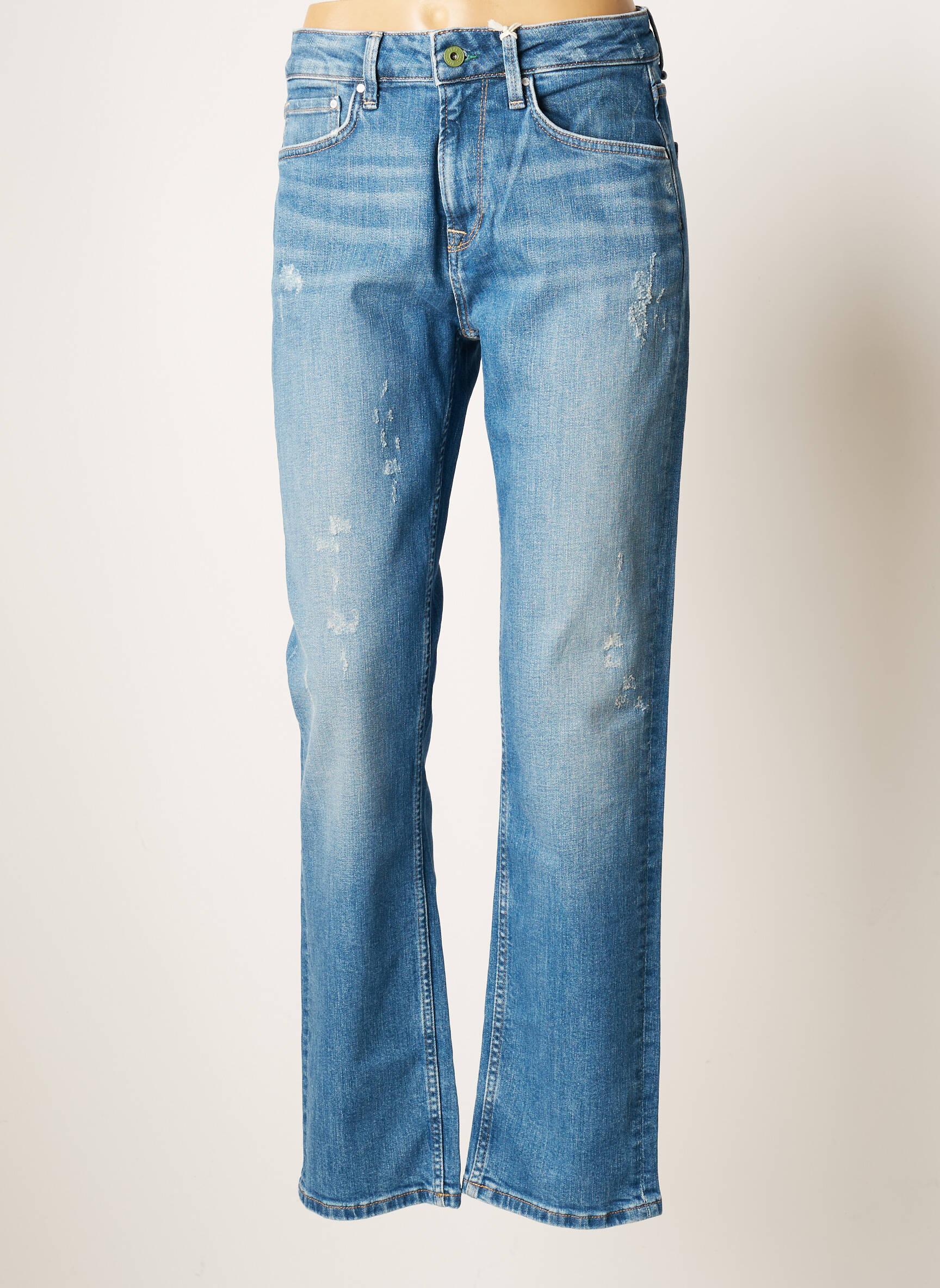 Pepe Jeans Jeans Coupe Droite Femme couleur bleu