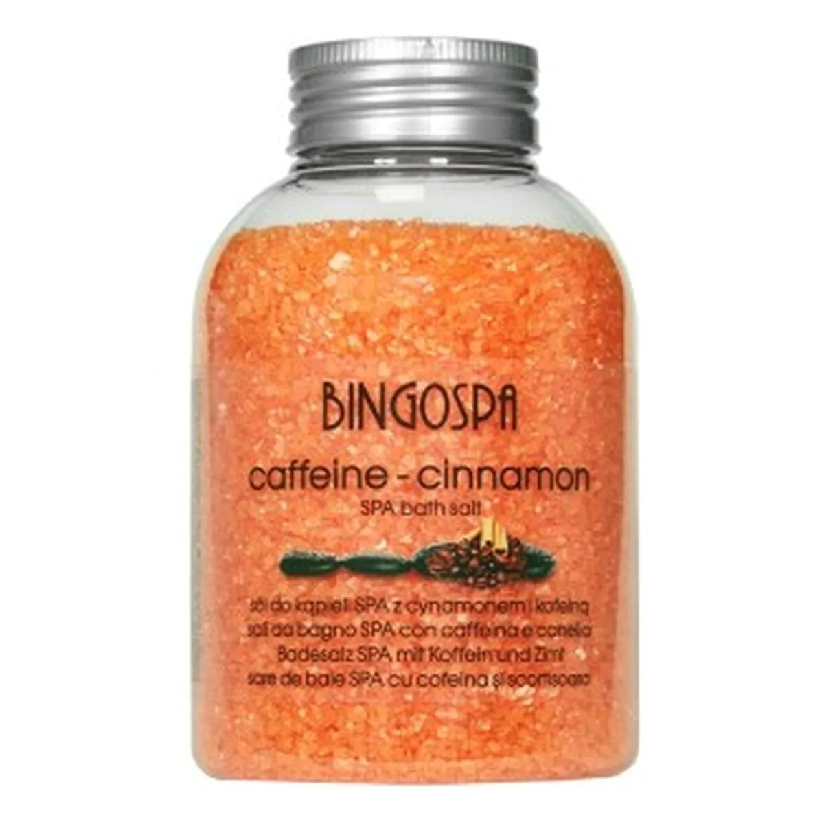 Bingospa SPA άλατα μπάνιου κανέλα, καφεΐνη