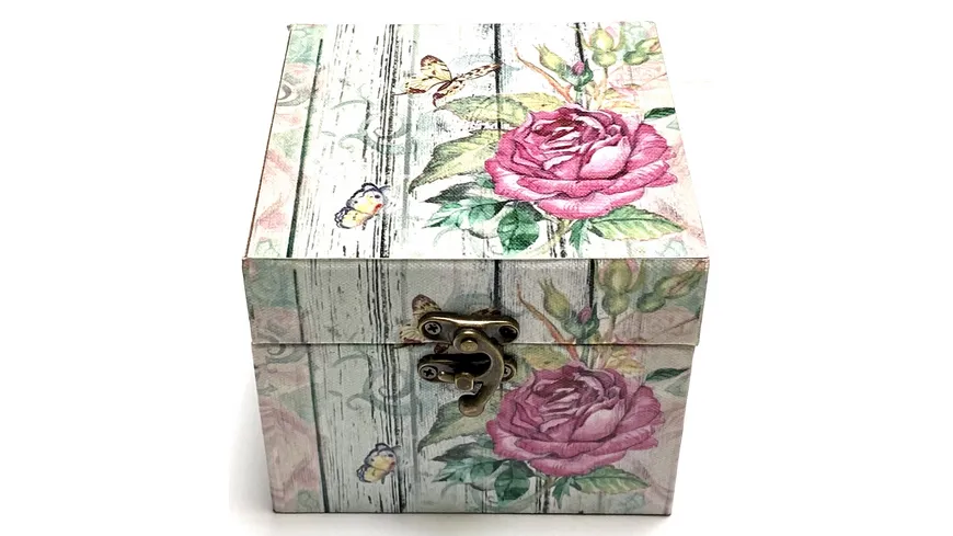 Holzbox ROSEN DESIGN 12x12x10cm