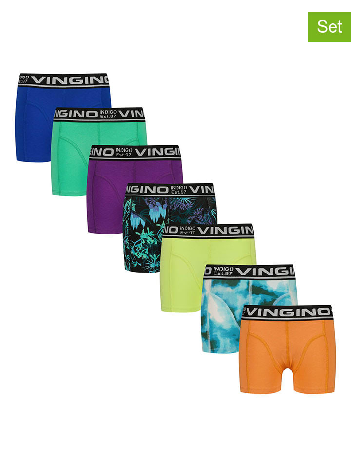 Vingino 7er-Set: Boxershorts in Bunt günstig kaufen