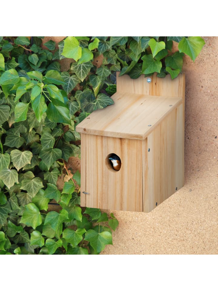 relaxdays 2 x Nistkasten-Bausatz in Natur - (B)14 x (H)23 x (T)18 cm günstig kaufen onesize