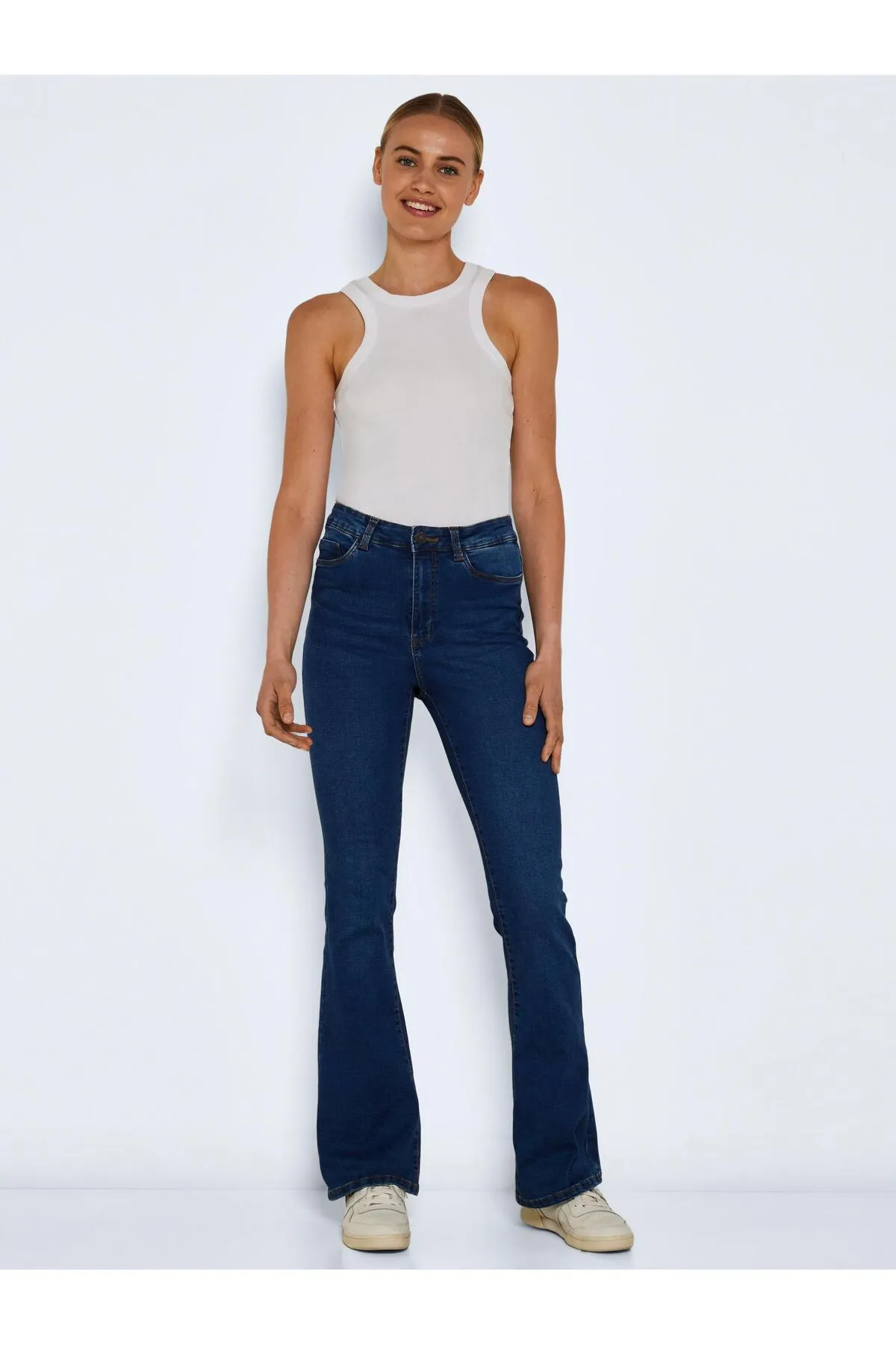 Noisy May  Jeans Damen Mittelblau Denim