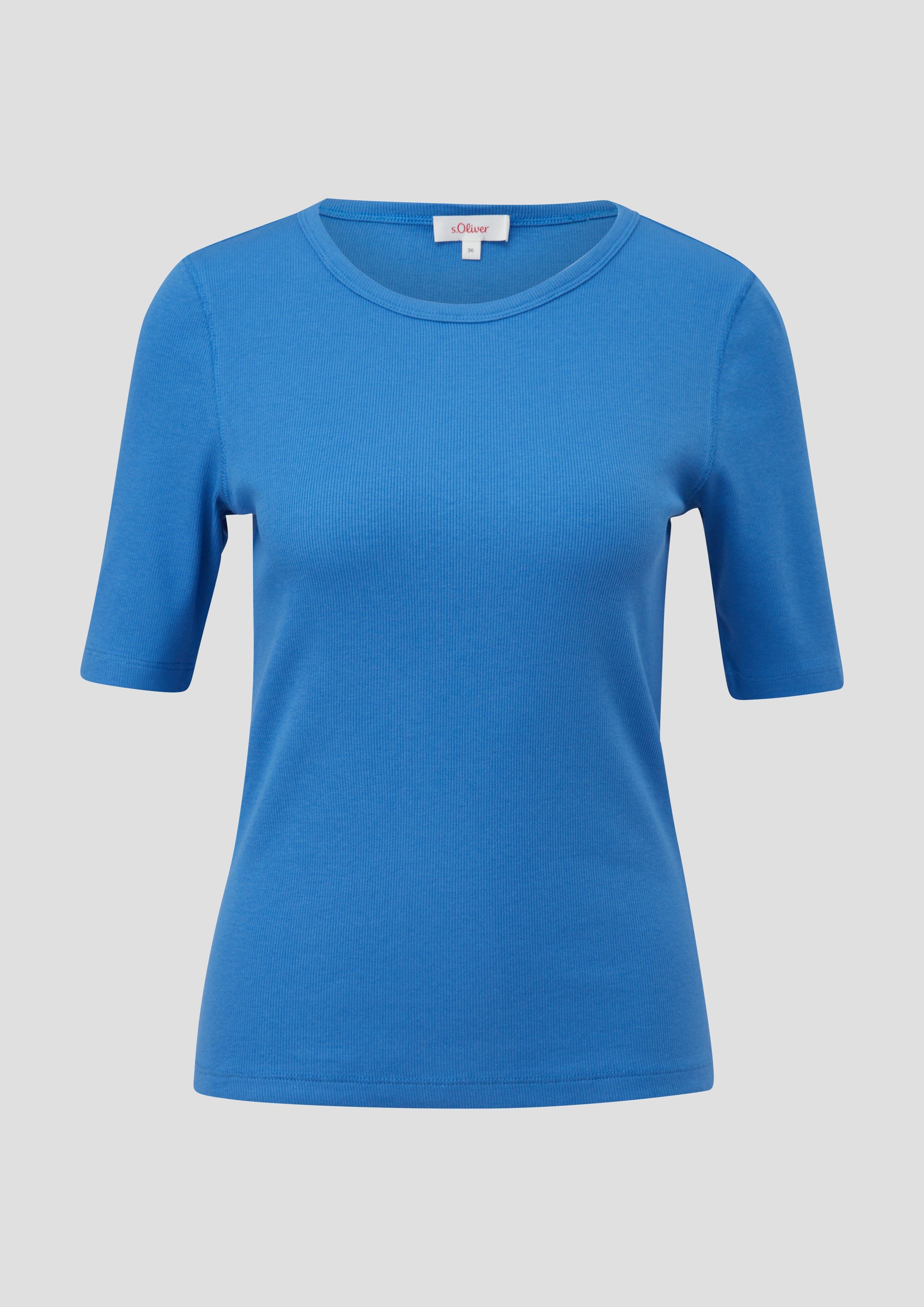 T-Shirt mit Rippstruktur  2144474-5531