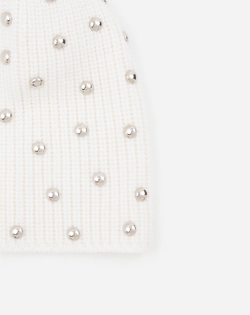 BONNET EN LAINE AVEC STUDS