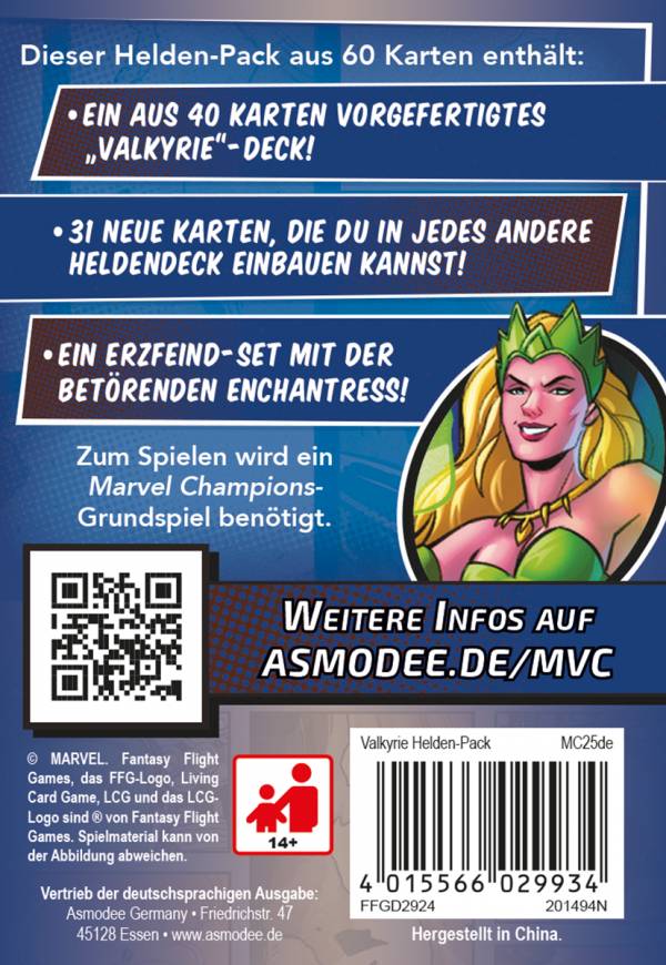 Marvel Champions: Das Kartenspiel - Valkyrie (Erw.)