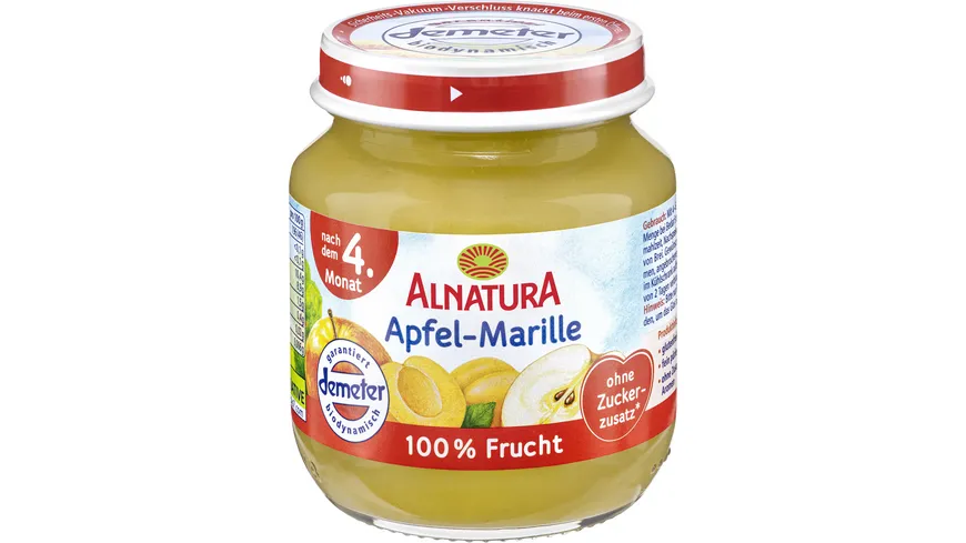 Alnatura Bio Apfel-Marille Babygläschen 125 g