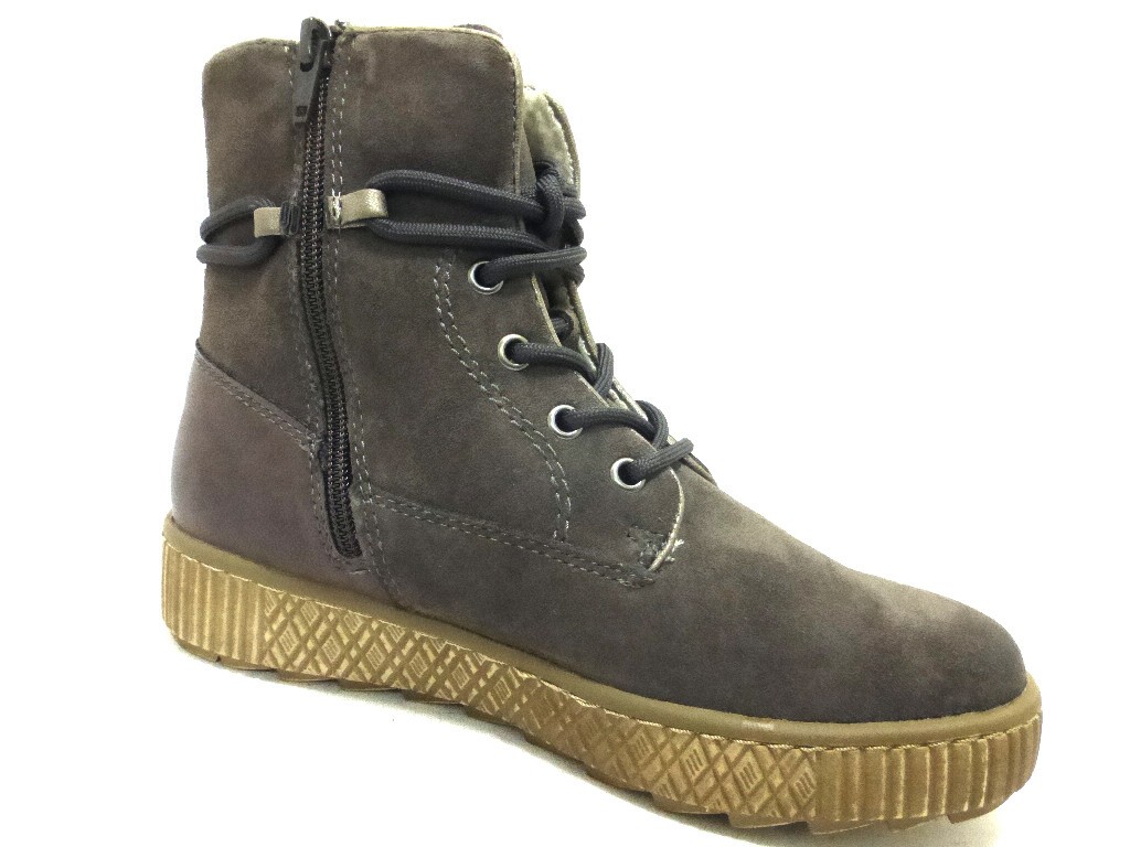 JANA Schnür-Stiefeletten braun cigar