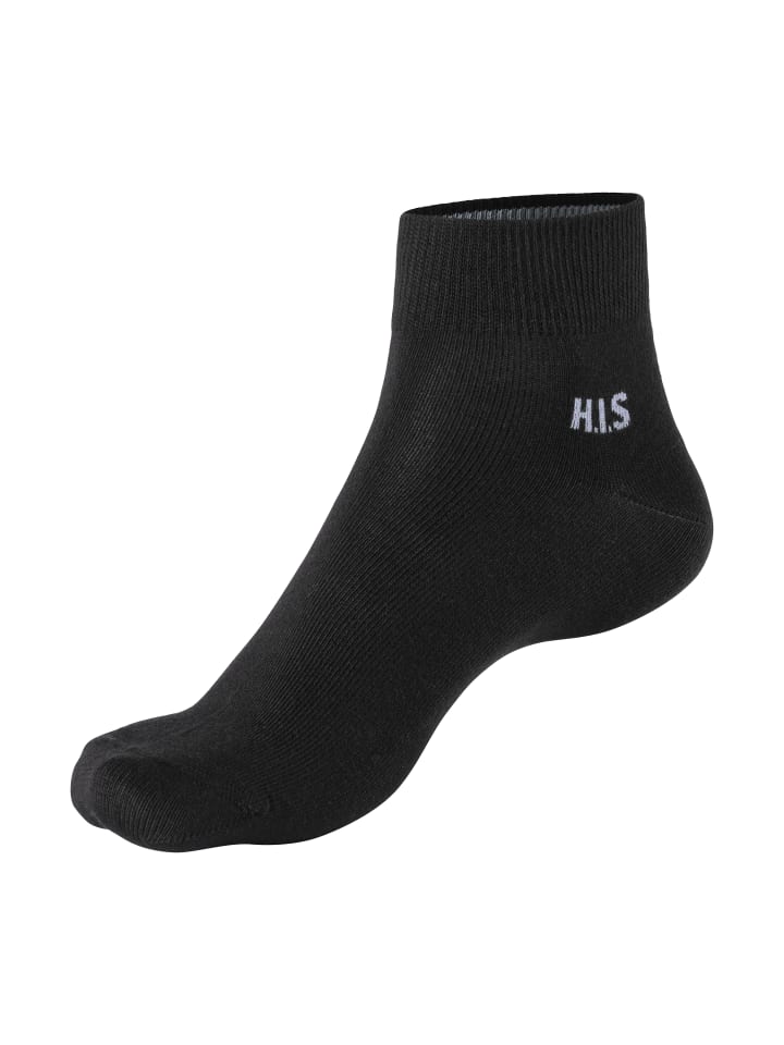 H.I.S Kurzsocken in 10x schwarz günstig kaufen