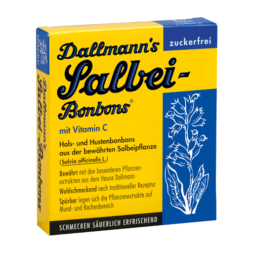 DALLMANN'S Salbei Bonbons zuckerfrei  20 St  Bonbons