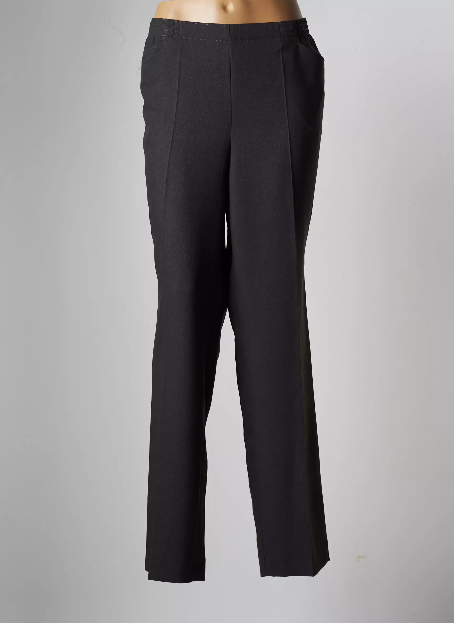 Stark Pantalons Droits Femme couleur gris