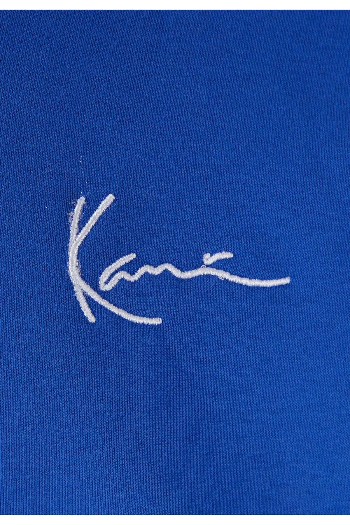 KARL KANI  Unisex KM-ZH011-091-02 KK Chest Signature Essential Zip Hoodie blau