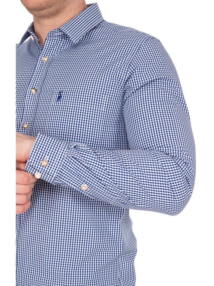 Almsach Karo-Hemd 722LK-CO in jeans günstig kaufen