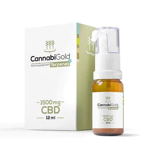 CannabiGold Terpenes+ 1500 mg CBD 12 ml