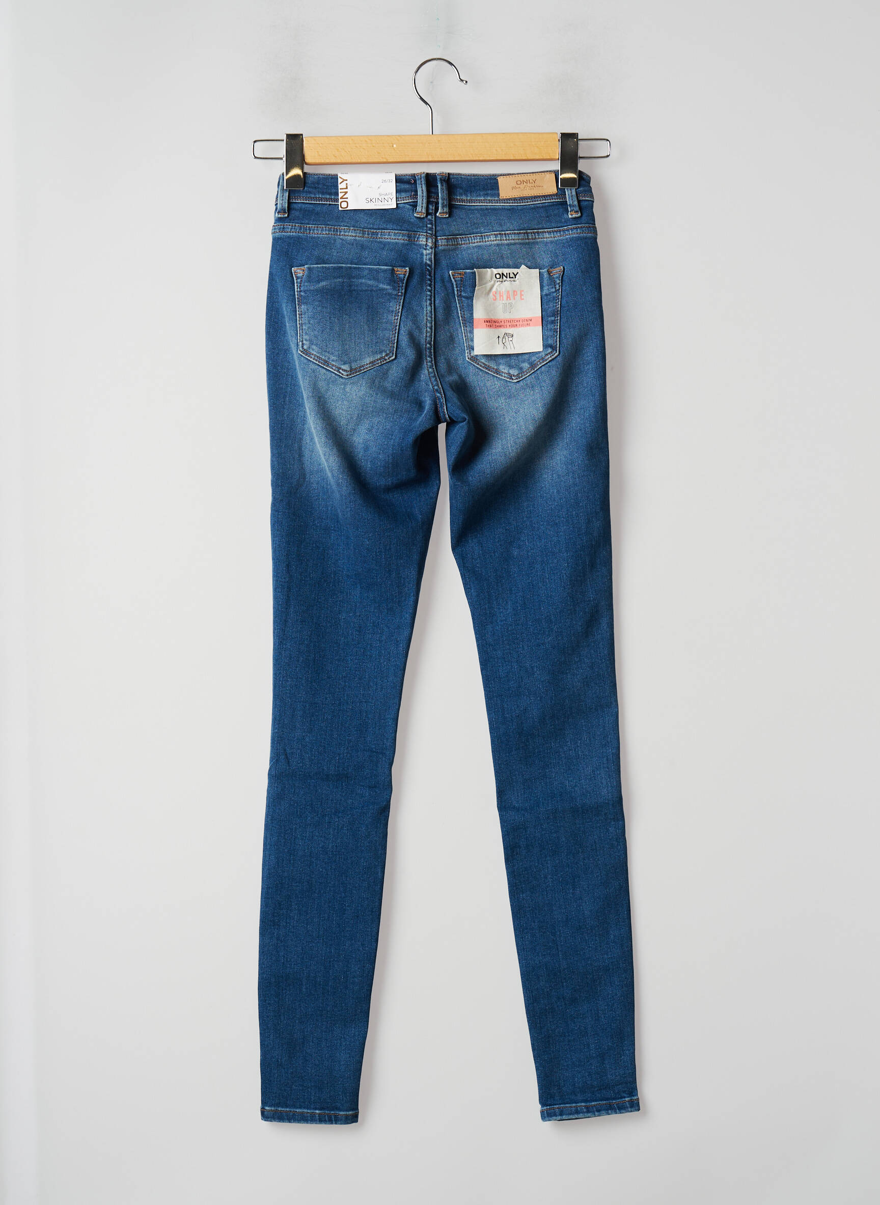 Only Jeans Skinny Femme couleur bleu