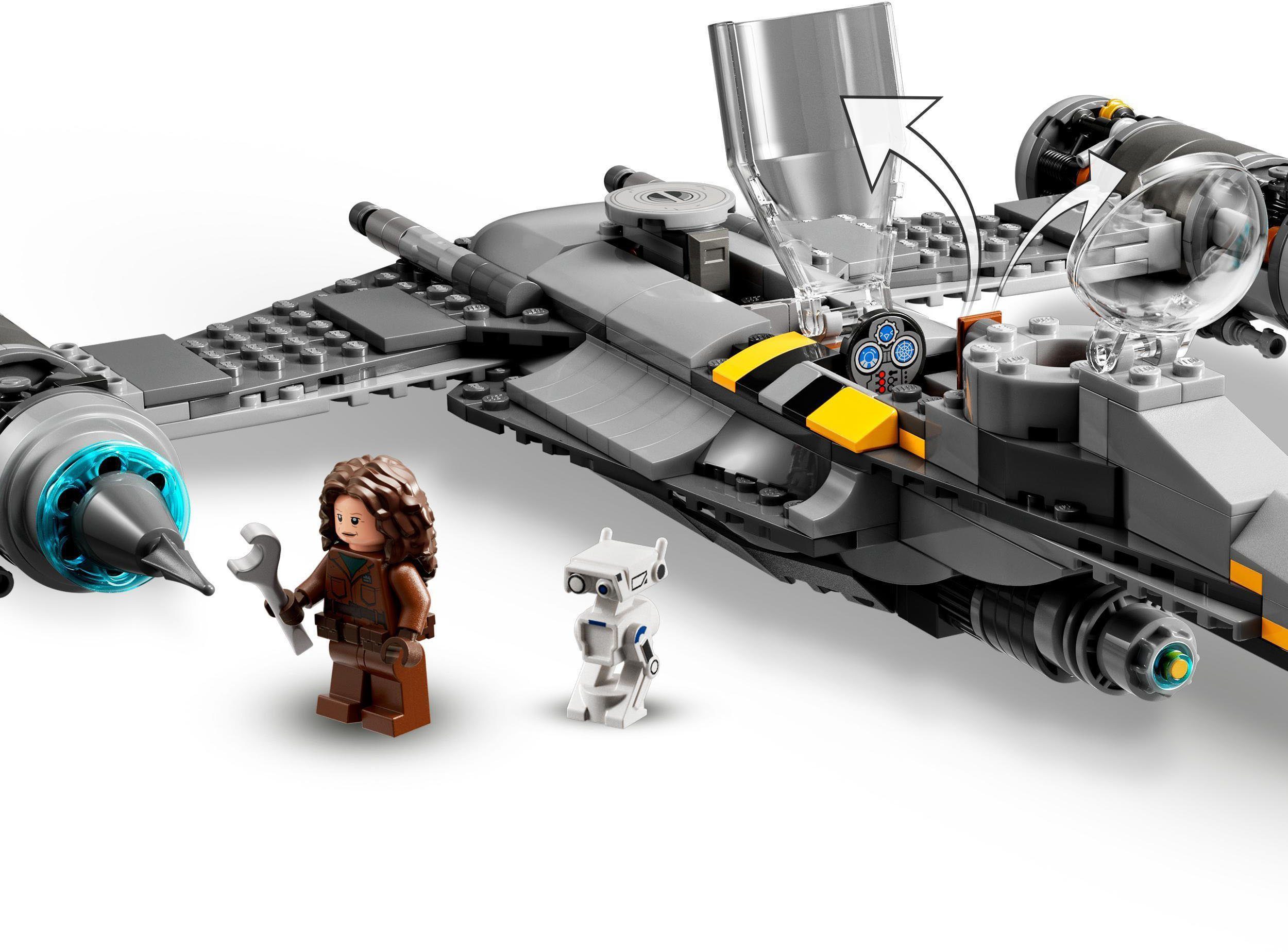 LEGO® Konstruktionsspielsteine Der N-1 Starfighter des Mandalorianers (75325), LEGO® Star Wars, (412 St)