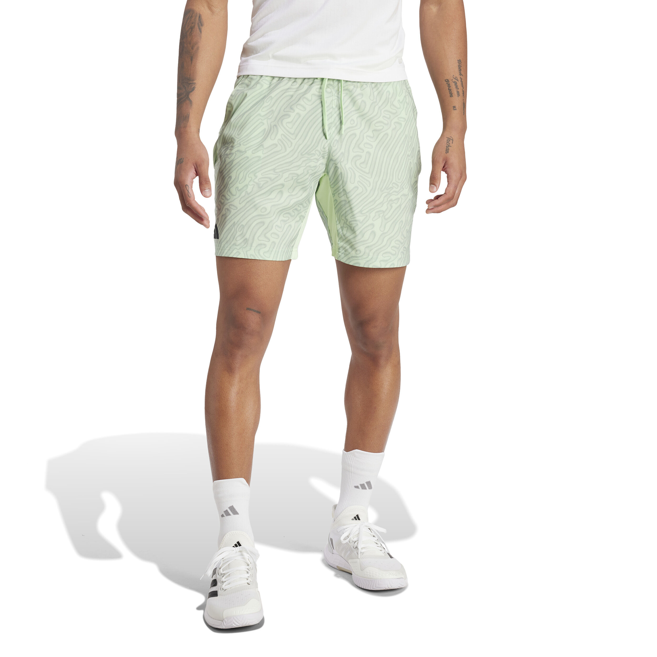 Ergo Pro Shorts Herren - Hellgrün, Silber