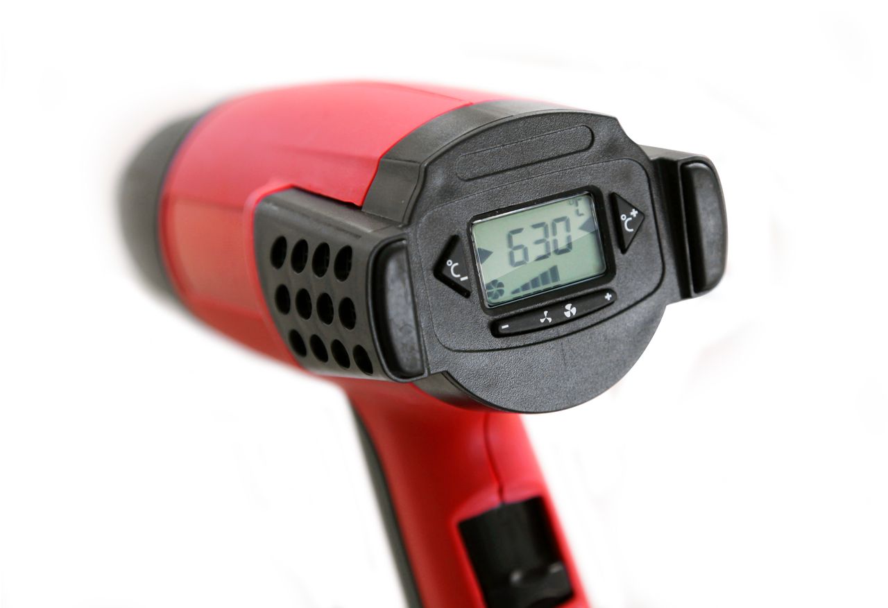 TECMIX DIGITAL HEAT GUN TM DHG 2000 [230V - EU] - 2000W, 50°C - 630°C, 550L/MIN.