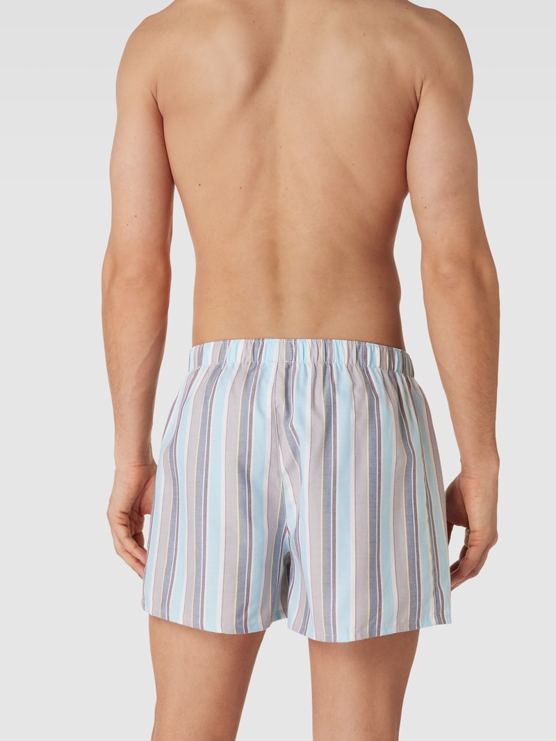 Boxershorts mit Streifenmuster Modell 'Fancy Woven Boxers' in beige