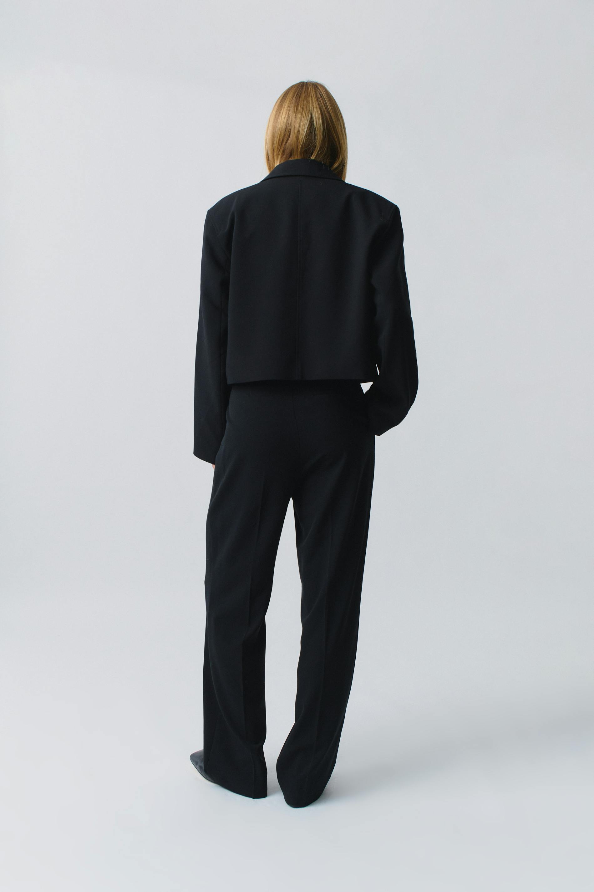 Tailored wide trousers