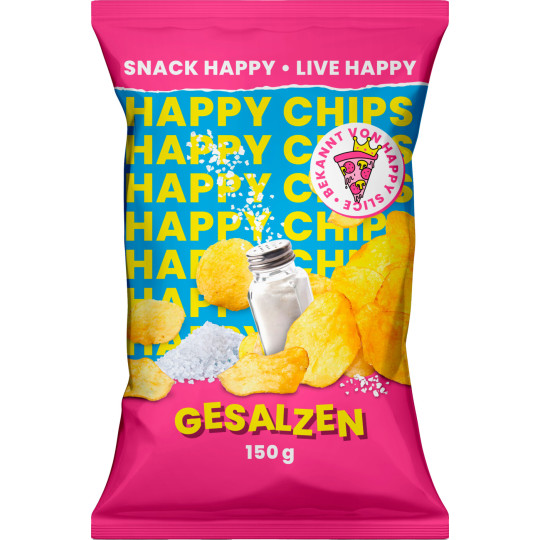 Happy Slice Happy Chips Gesalzen 150G