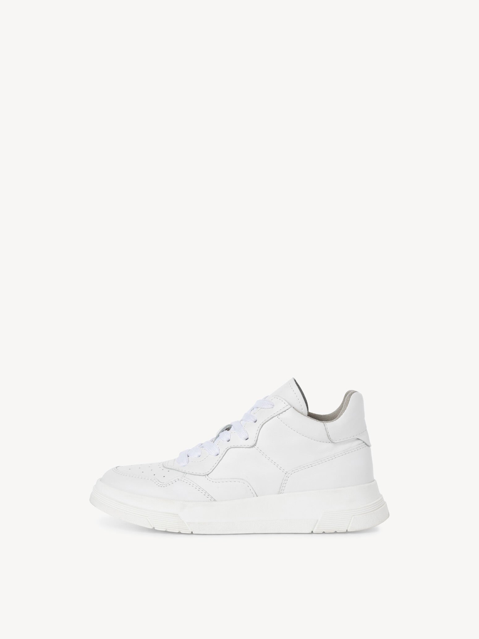 Basket en cuir - blanc