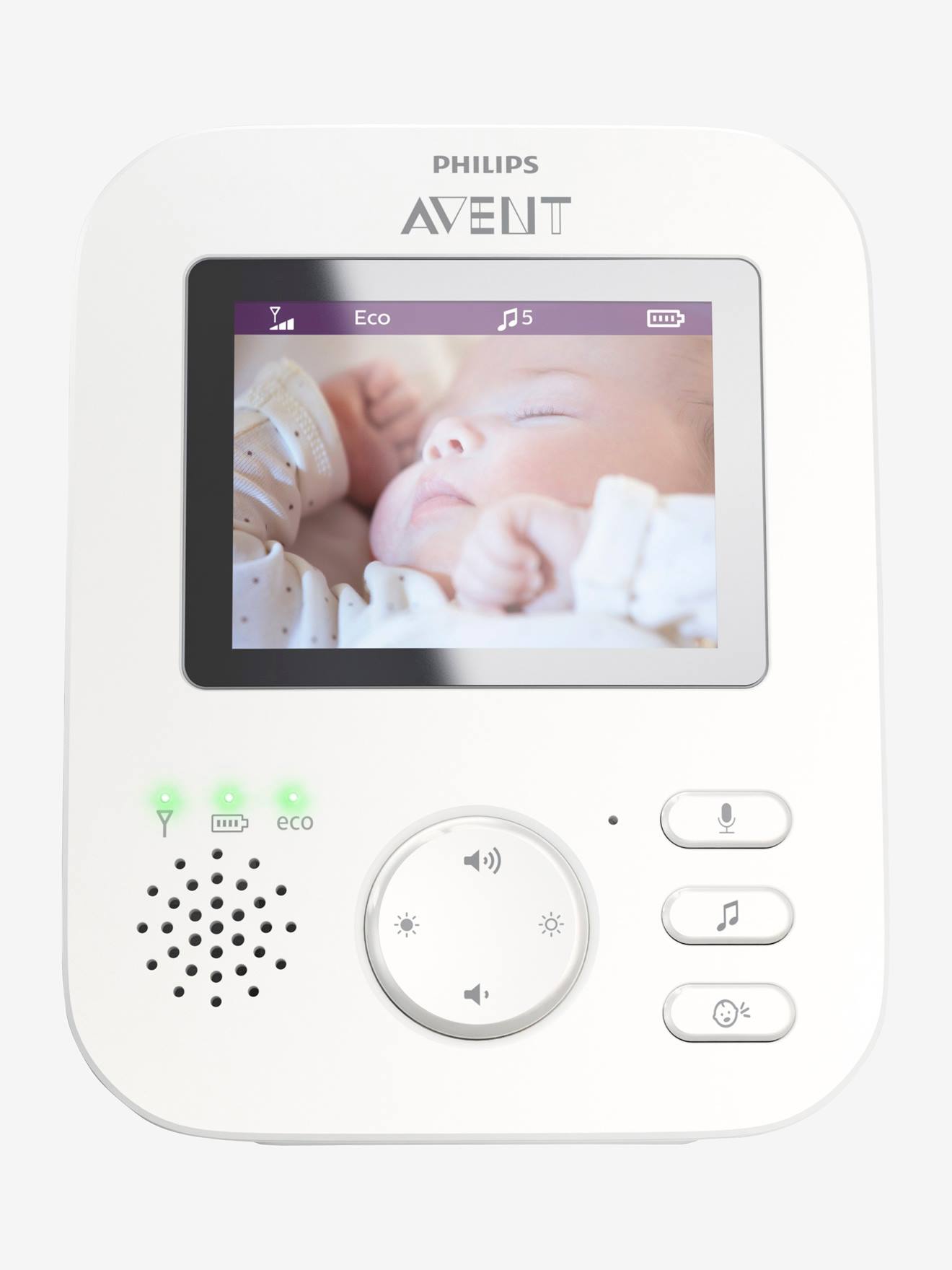 Ecoute-bébé vidéo numérique Philips AVENT FHSS SCD835 bleu