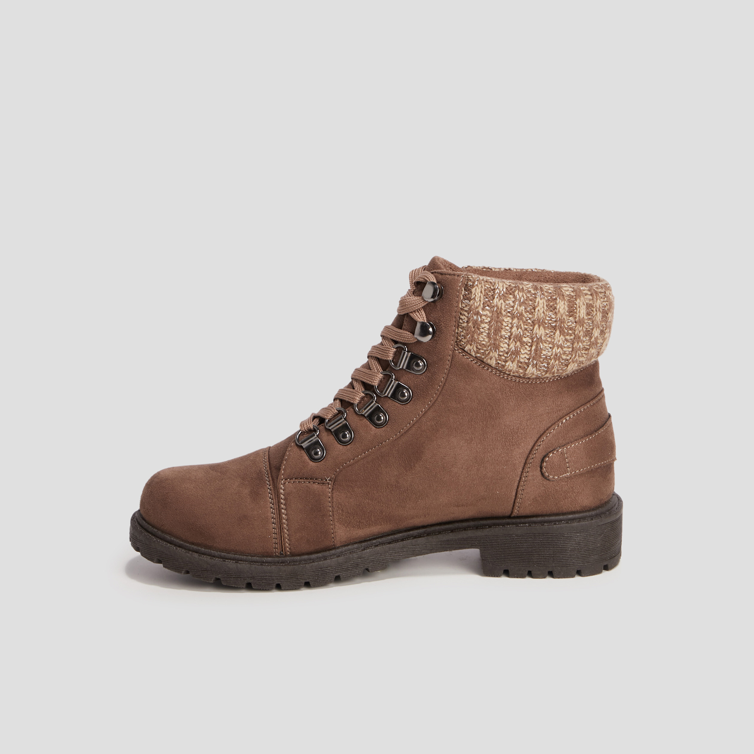 Bottines crantées taupe femme | La Halle