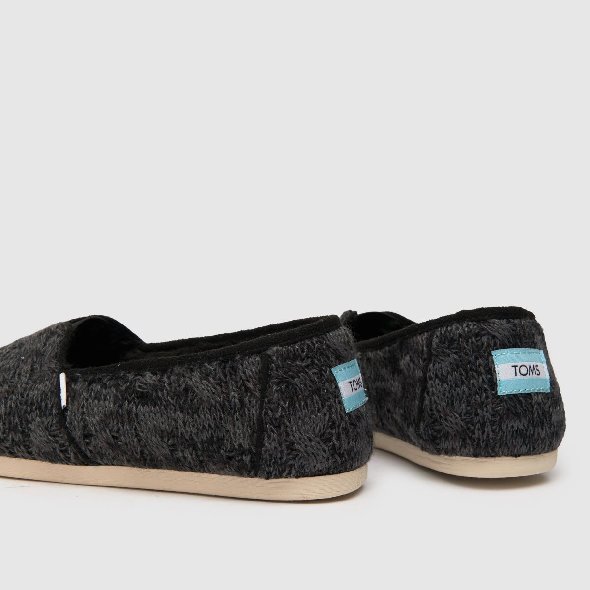 TOMS alpargata 3.0 lapos talpú cipő fekete színben