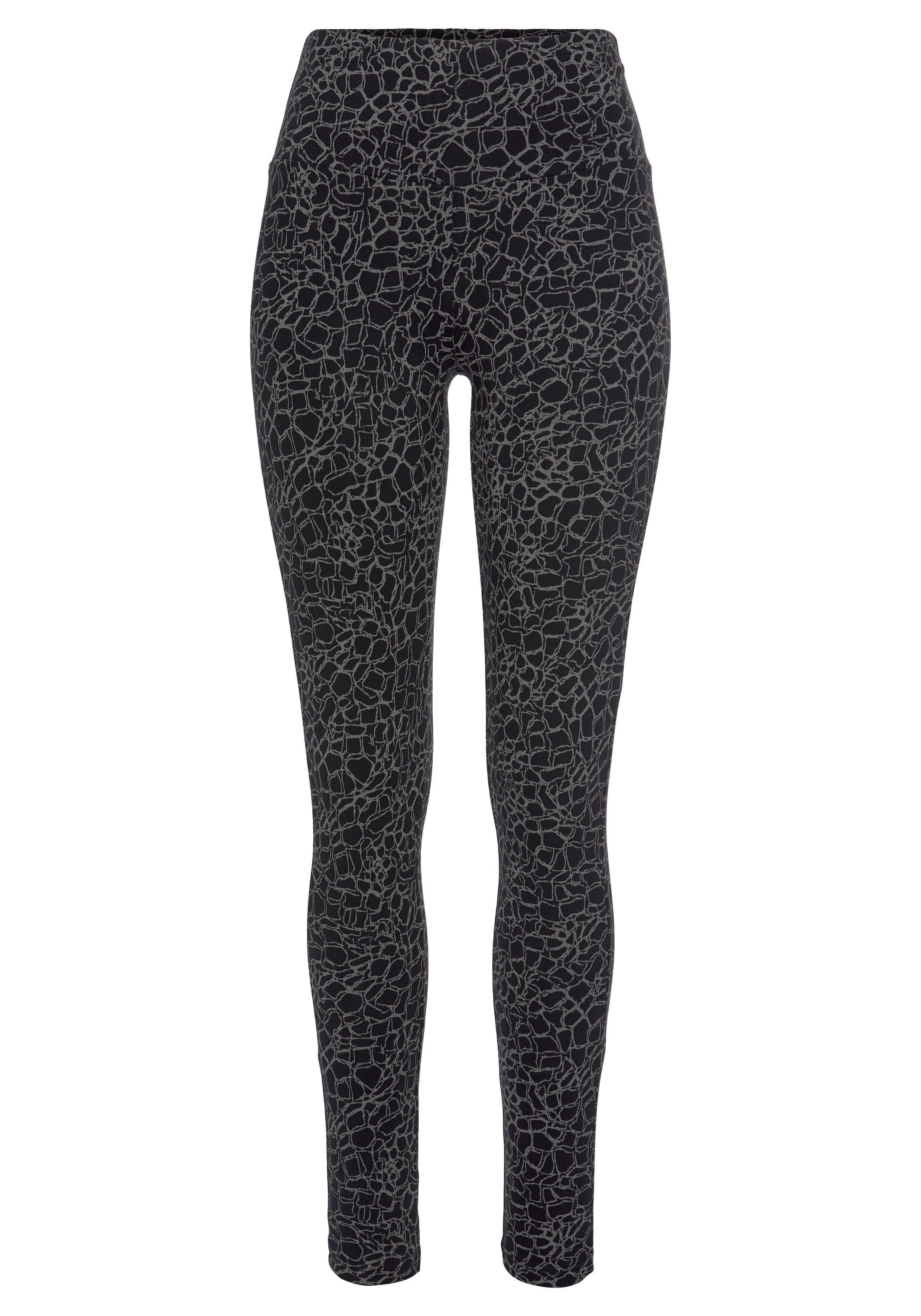 H.I.S Leggings (2er-Pack) in bedruckt und uni